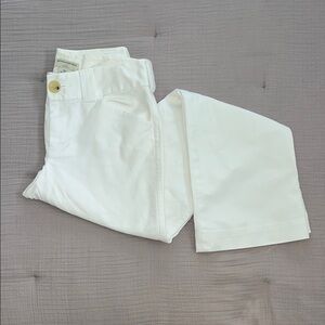 Banana Republic stretch white pants size 8
